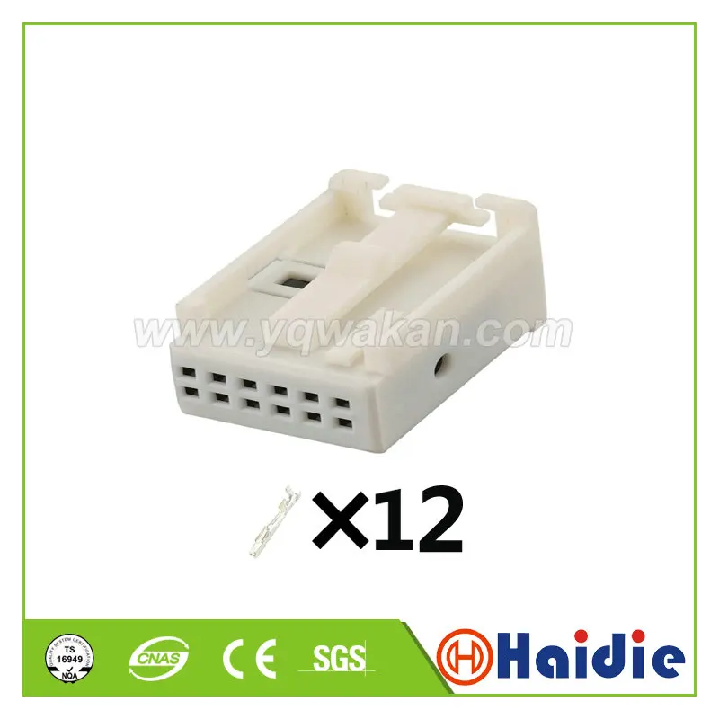 

2sets 12pin plastic housing plug 3B7 035 447 auto wiring harness unsealed cable connector 3B7035447