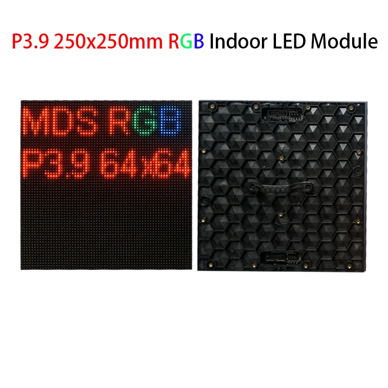 P3.9 250*250mm full color rgb indoor led panel screen 64*64pixels LED display panel module