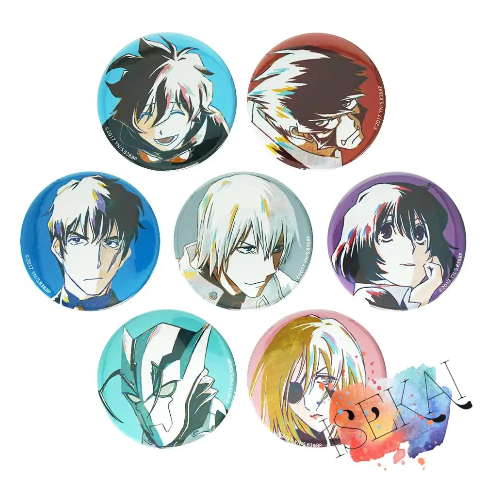 Металлическая брошь в виде Леонардо с знаком аниме | Украшения и аксессуары