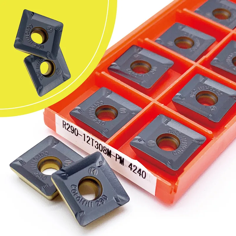 Высококачественная Быстрорежущая пластина из карбида PM 4240, инструменты для фрезерования, токарная пластина R290 12T308