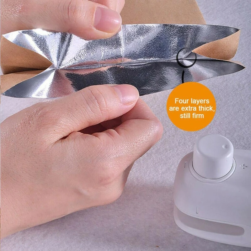 

Portable Electric Mini Sealing Machine Food Snacks Storage Plastic Bag Heat Sealer Clip Household Kitchen Gagets
