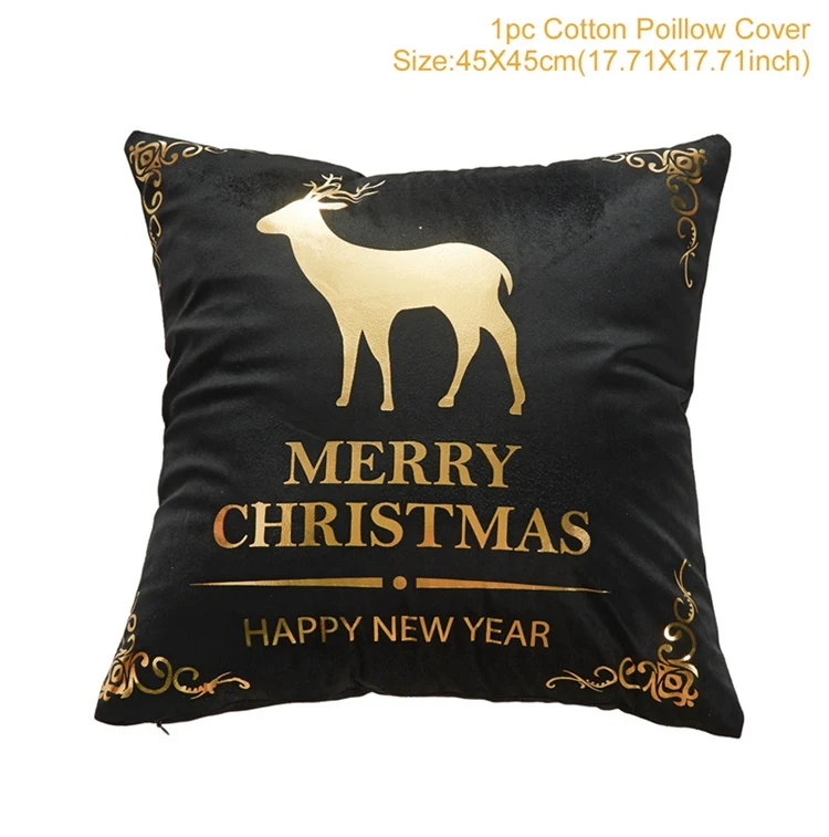 pillow case 7 Noel Рождественское украшение для рождественские украшения для дома деревянная подвеска Рождественский Декор рождественские воздушные шары - Цвет: pillow case 7