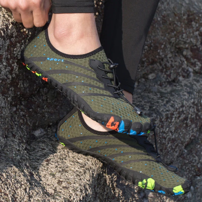 2019 минималистский спортивная обувь для мужчин женщин летние ультра тонкий Push Up светильник босиком пляжные кроссовки из дышащей ткани для п... от AliExpress WW