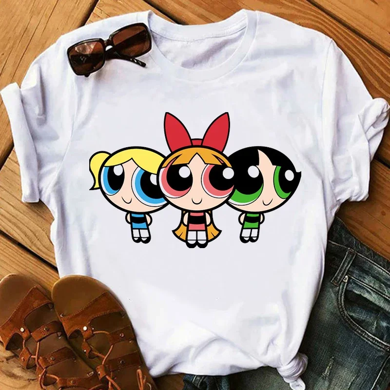 

Cute Little Policewoman Printed Tshirt Woman Summer Short Sleeved T-shirt Anime Harajuku Casual T Shirt Female Clothes Tops Tees