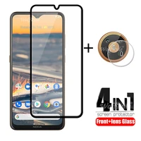 4 in 1 for nokia 5 3 glass for nokia 5 3 tempered glass screen protector protective camera film for nokia 7 2 3 4 5 3 lens glass
