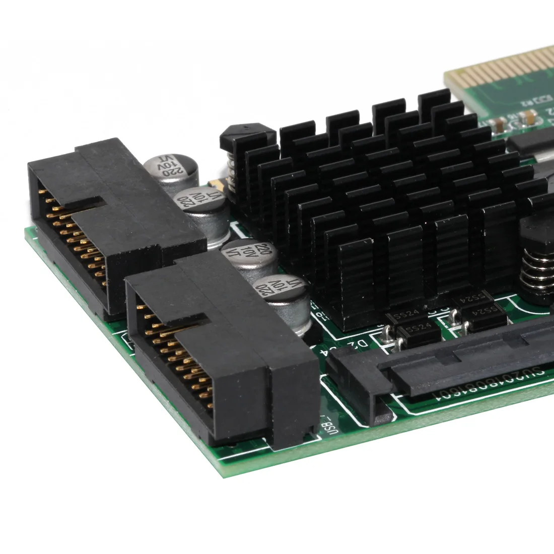 Плата расширения PCI Express PCI-E к USB 3 0 Raiser 8 портов контроллер независимая 4-канальная