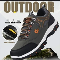 outdoors sneakers waterproof mens shoes men combat desert casual shoes zapatos hombre air mesh sewing lace up hiking shoes