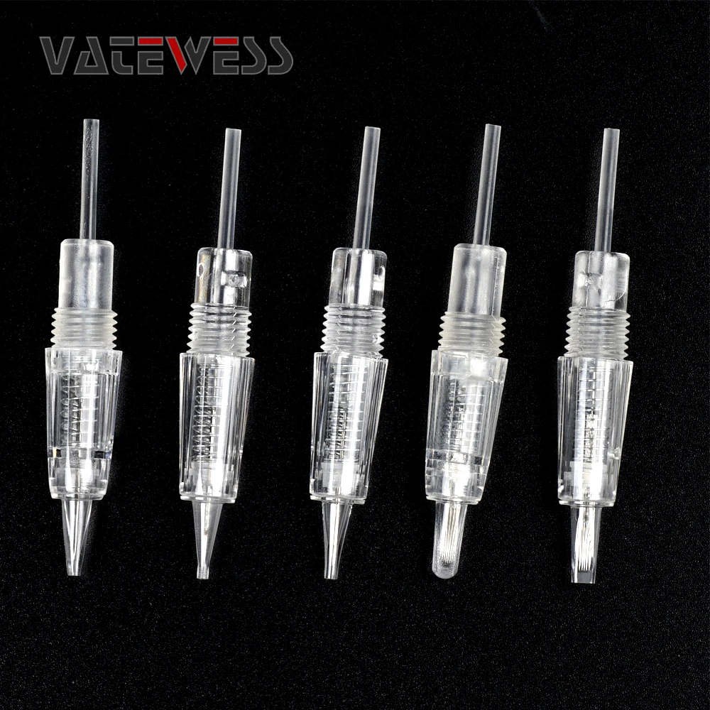 

20/50 Replacement Screw Tattoo Cartridge Needles 1D 1R 2R 3R 3F 5R 5F 7R 7F Tools for tattooing machine
