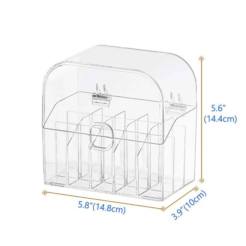 

Органайзер для губной помады, с 15 квадратными отделениями