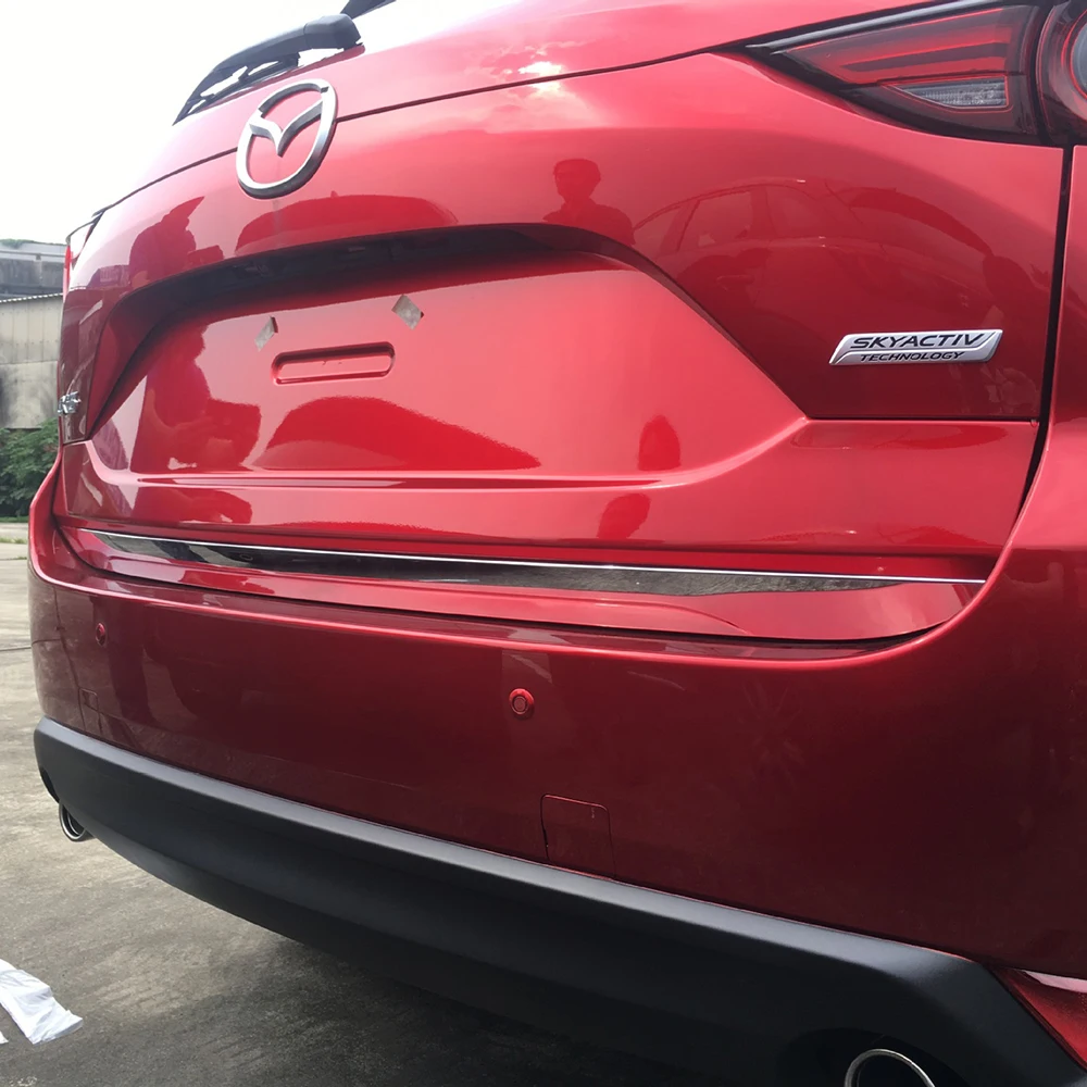 Хромированные аксессуары из АБС-пластика 1 шт. крышка багажника обшивка для Mazda CX5