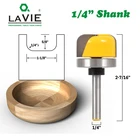 Концевая фреза диаметром 1-18 дюйма, 6 мм, 1 шт., фреза для чаши и лотка, хвостовик 14 дюйма, фреза для пола, инструмент для деревообработки