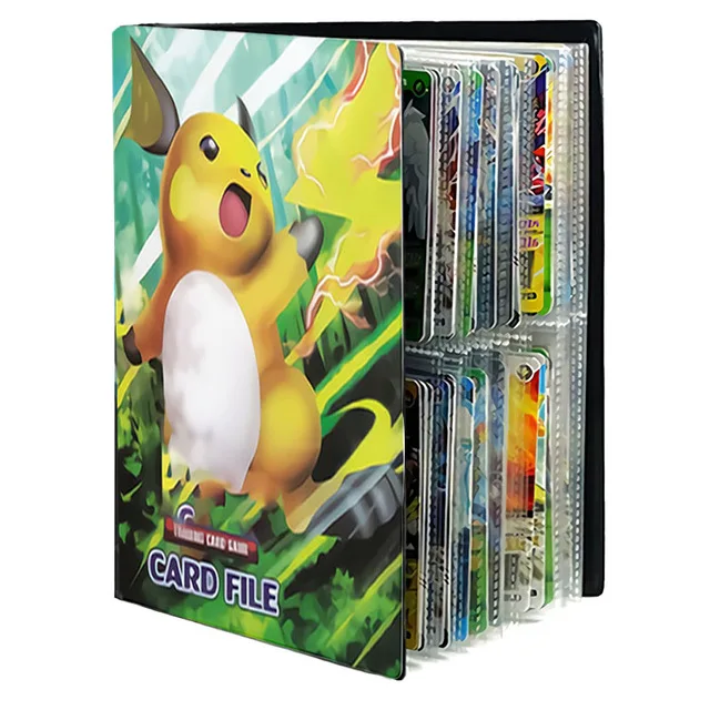 Pokemon Go-&aacute;lbum de tarjetas de PIkachu de dibujos animados para ni&ntilde;os, 240 Uds., &aacute;lbum de tarjetas, carpeta, carpeta, juguetes para ni&ntilde;os-5