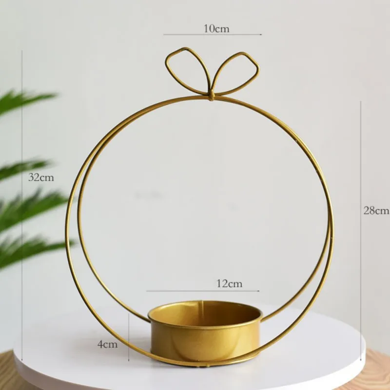 

Metal Flower Basket Gold-Plated Geometric Portable Flower Rack Plant Box Packaging Floral Round Square Iron Flowers Hanger
