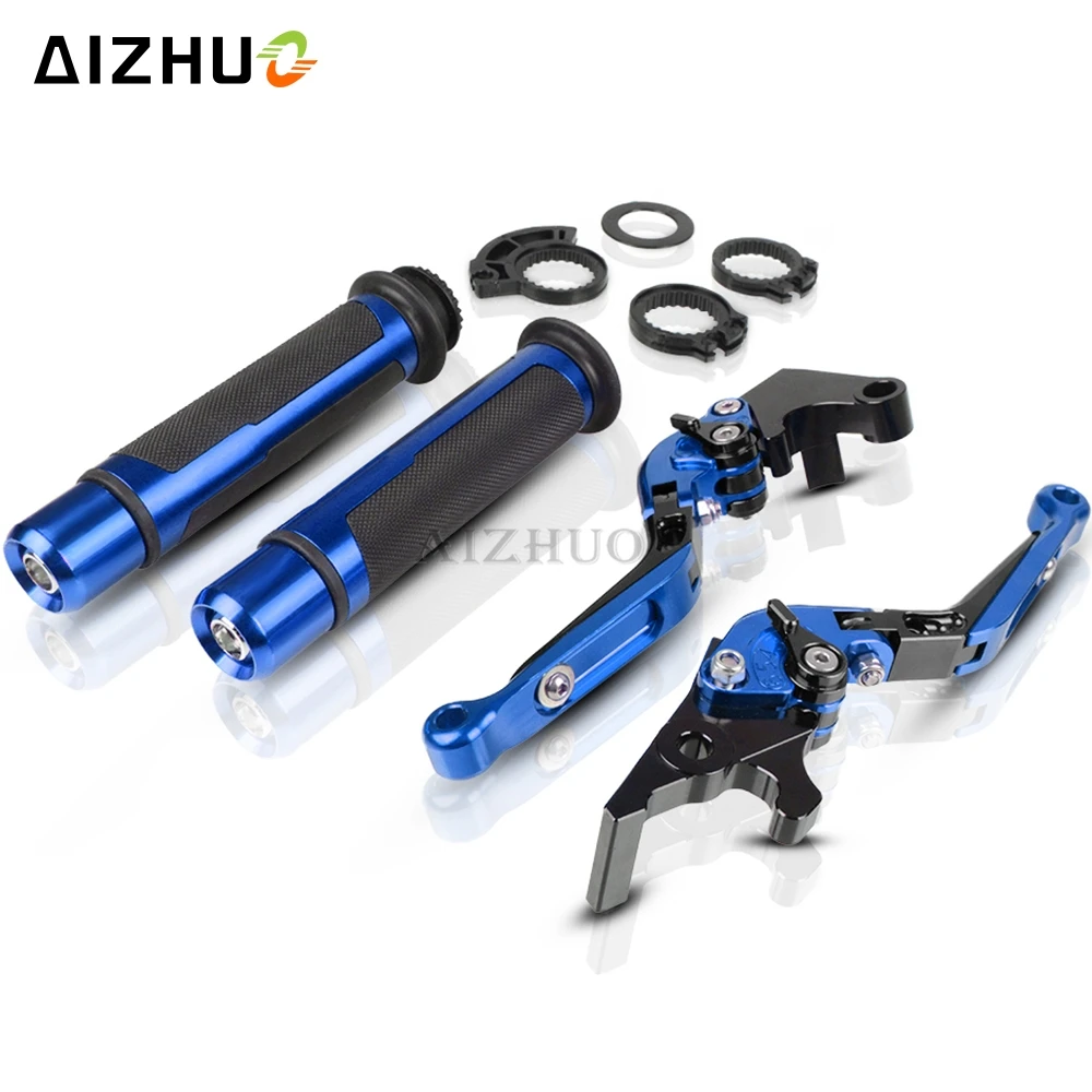blue ЧПУ Складной Выдвижная мотоциклов сцепные рычаги для HONDA CBR500R CBR500 R CBR 500R CBR 500 R 2013 - Цвет: blue