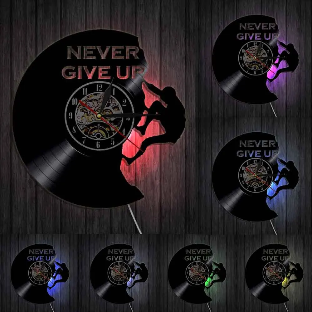 Виниловые часы для скалолазания никогда не откажитесь от вдохновляющего