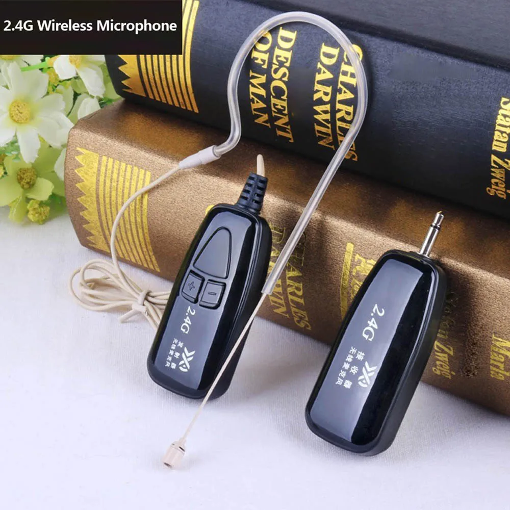 2.4G Wireless Microphone Ear Hook Clip Skin Color Microphones Invisiable MIC Transmitter Receiver for Voice Amplifier Speaker |