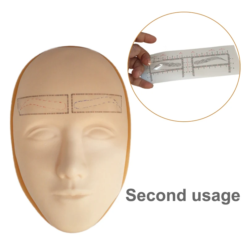 25 шт Одноразовые наклейки для бровей аксессуары микроволокна трафареты