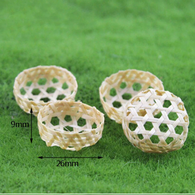 

1PCS Dollhouse Miniature Toy 1:12 Kitchen A Bamboo Basket