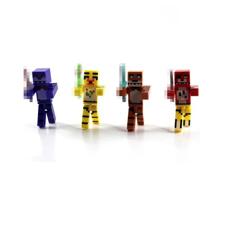 4 шт./компл. Новый FNAF Five Nights At Freddy's пять ночей в виде фигурки Фокси из мультфильма