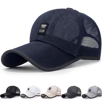 summer cap for men breathable mesh baseball riding fishing visors tennis golf caps women uv protection fashion panama sport hat
