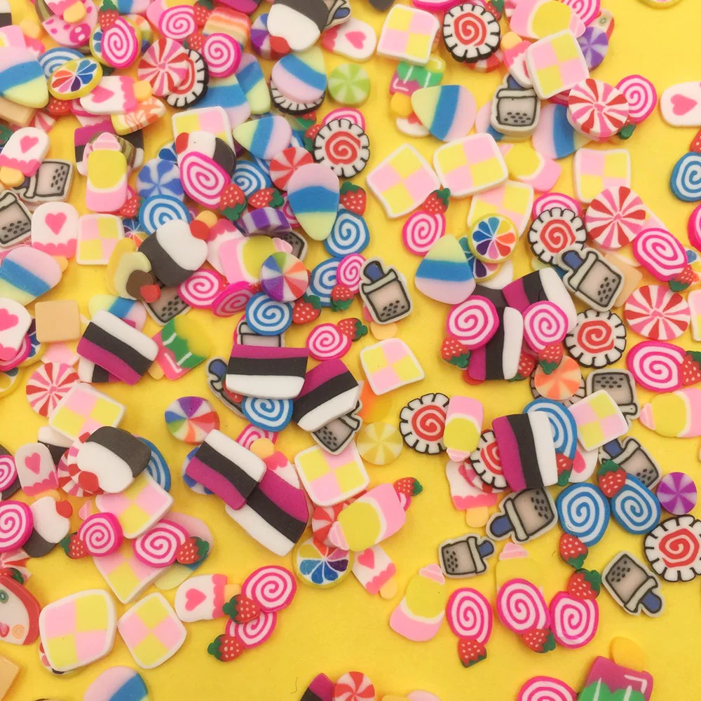 50 г смешанные в виде тортов и конфет Ломтики Полимерная горячий глины