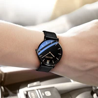 ultra thin watches for men and women couples fashion watches milan stainless steel band trendy accessories watch hot selling