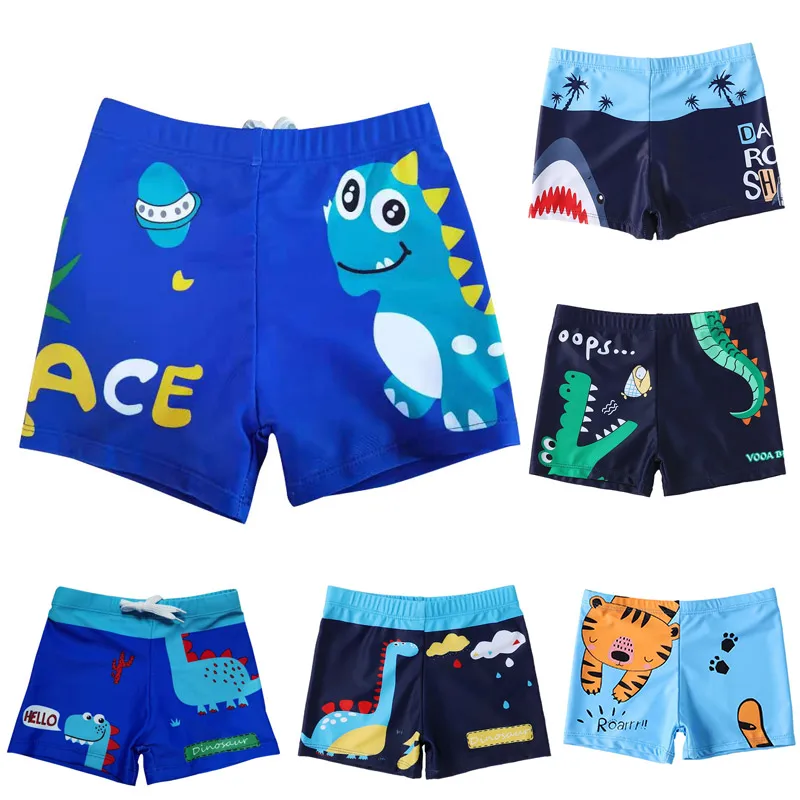 

2021 New Fashion Kids Swimwear Cute Cartoon Boys Shorts Children's Swimwear Trunks Swimming Board Shorts Toddler Beach Swimwear