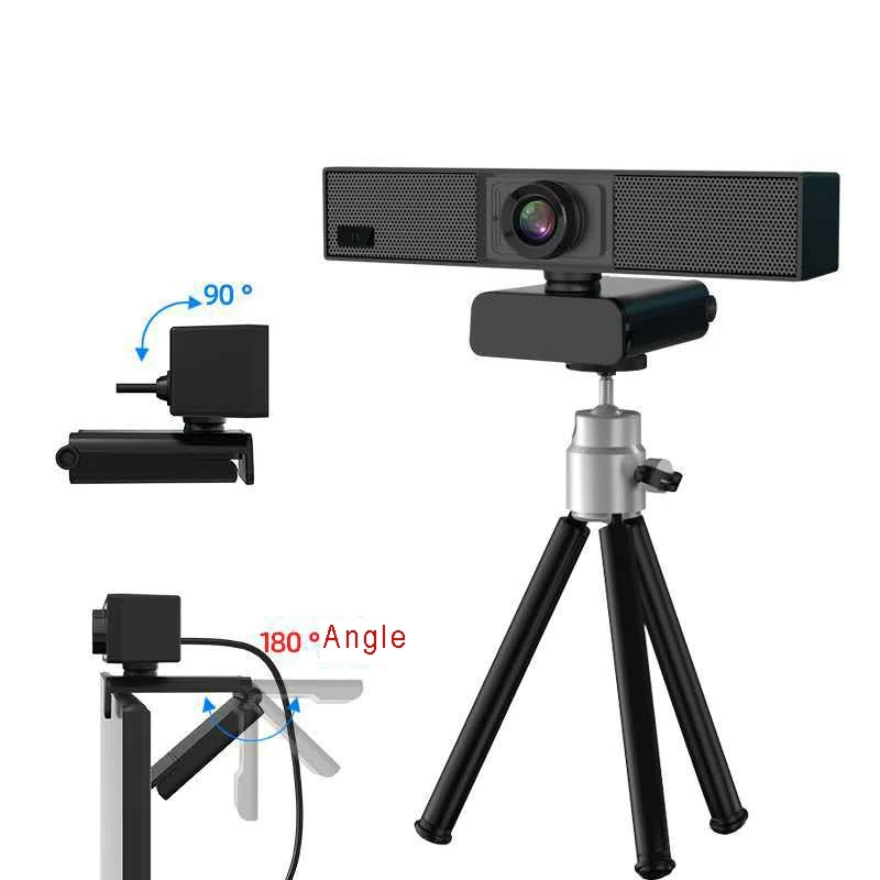 

4K 30FPS Ultra-High-Definition Webcam Super Wide-Angle Field of View Computer USB Camera for Mac Laptop or Desktop