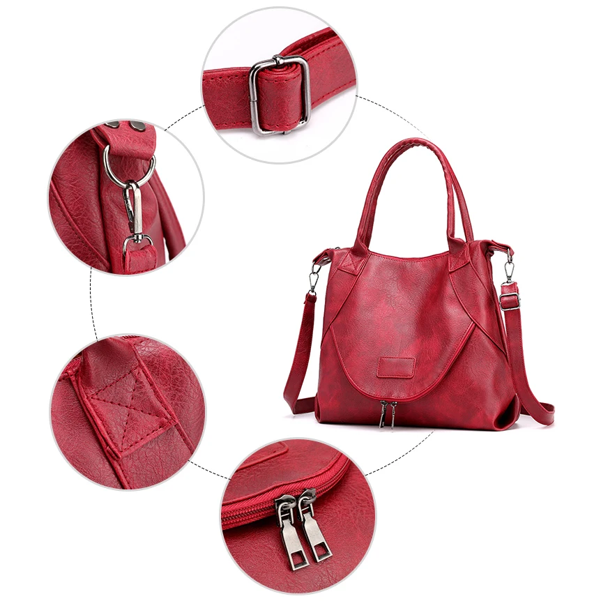 Зимний стиль роскошные сумки из мягкой кожи женские дизайнерские