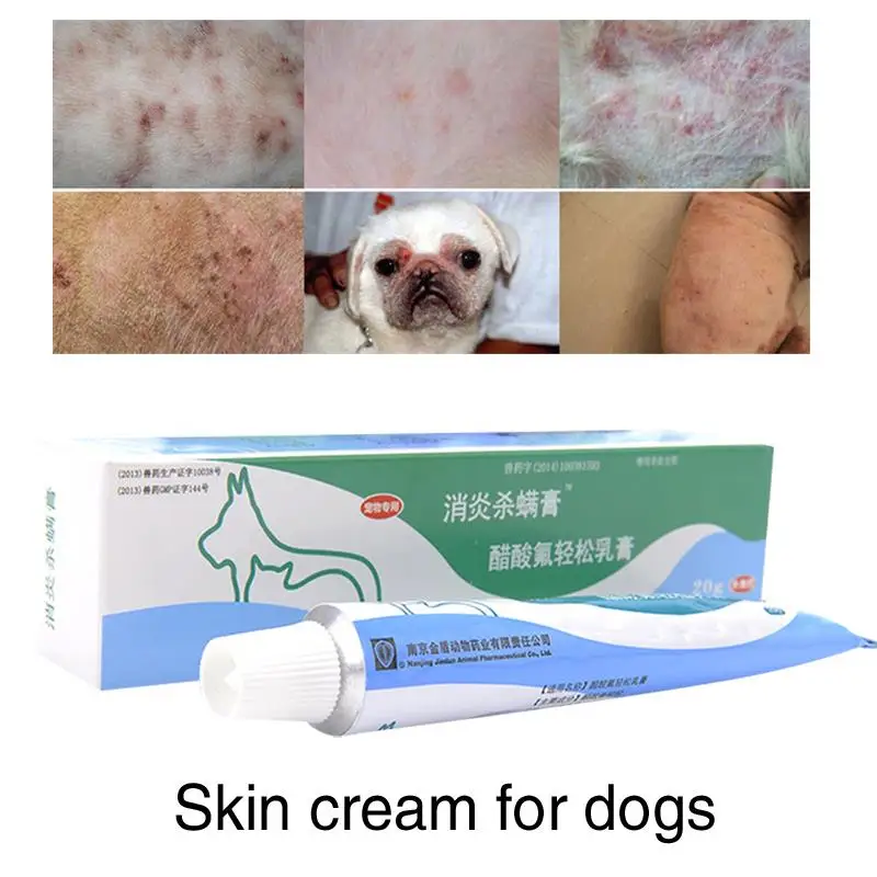 

Cream External Use Protection Forefoot Dog Skin Infection Therapy Effective Antibacterial Cream Fungal Kill Herbal Ingredients