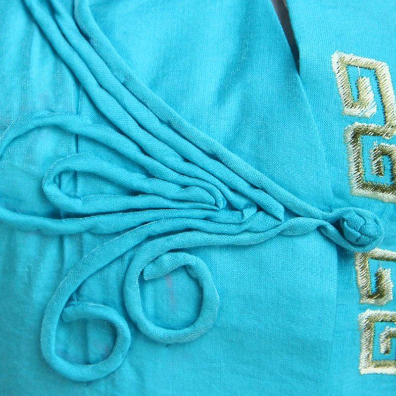 Hanfu Tang костюм для женщин топ летний официант чай художника рабочая одежда Топ