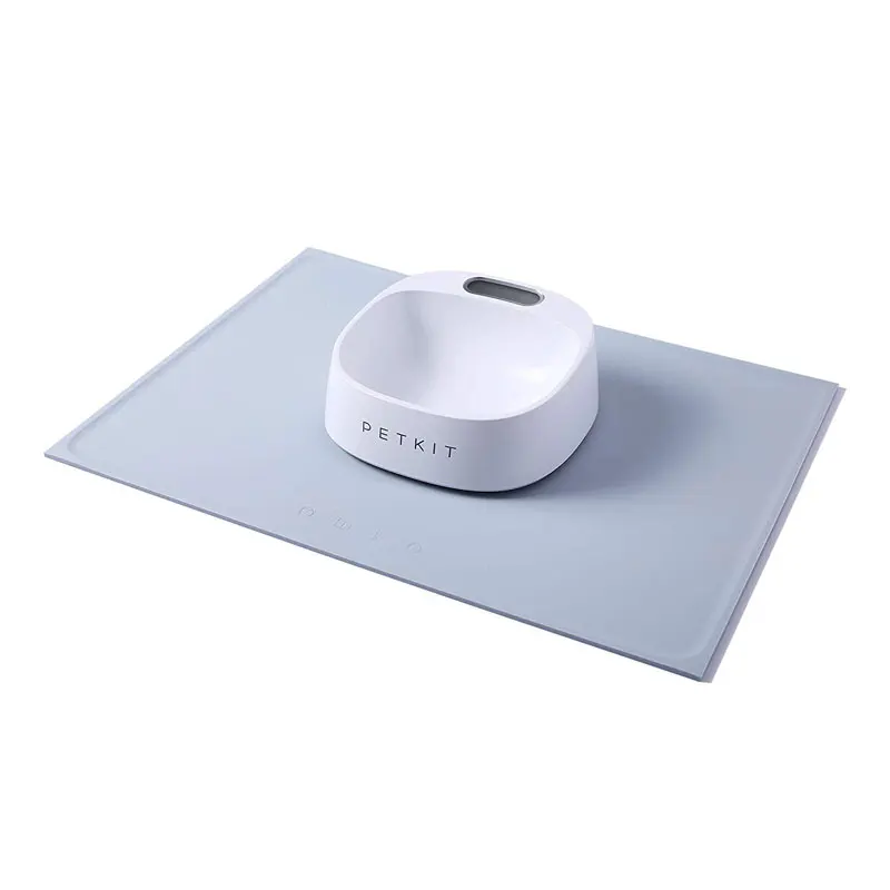 PETKIT коврик для собак, кошек, еды, FDA класс, силикон, водонепроницаемый, для размещения домашних животных, нескользящий, непромокаемый, коврик для кормления домашних животных 46x34 см