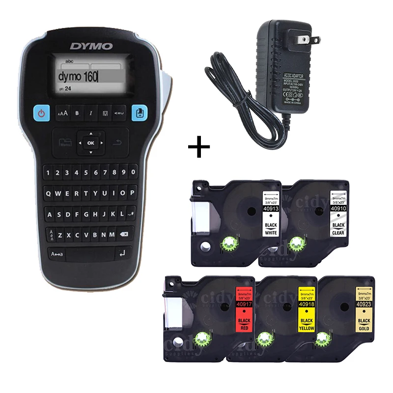 Принтеры для этикеток Dymo LM160 подходят D1 6/9/12 мм 40913 40917 кассета ленты