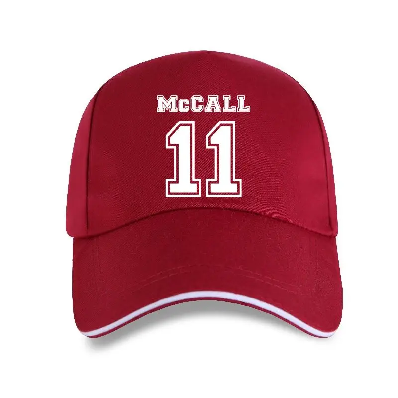 

New US TV TeenWolf McCall 11 Printed Men Fashion Baseball cap Cotton Men's Summer Style Teen Wolf Men Top