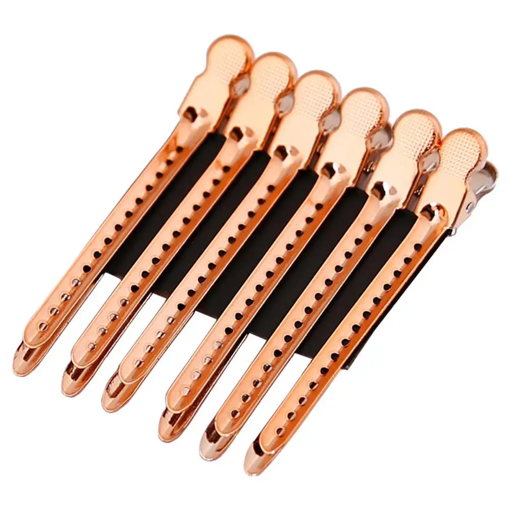 Металлический зажим для волос утконоса из нержавеющей стали Профессиональный