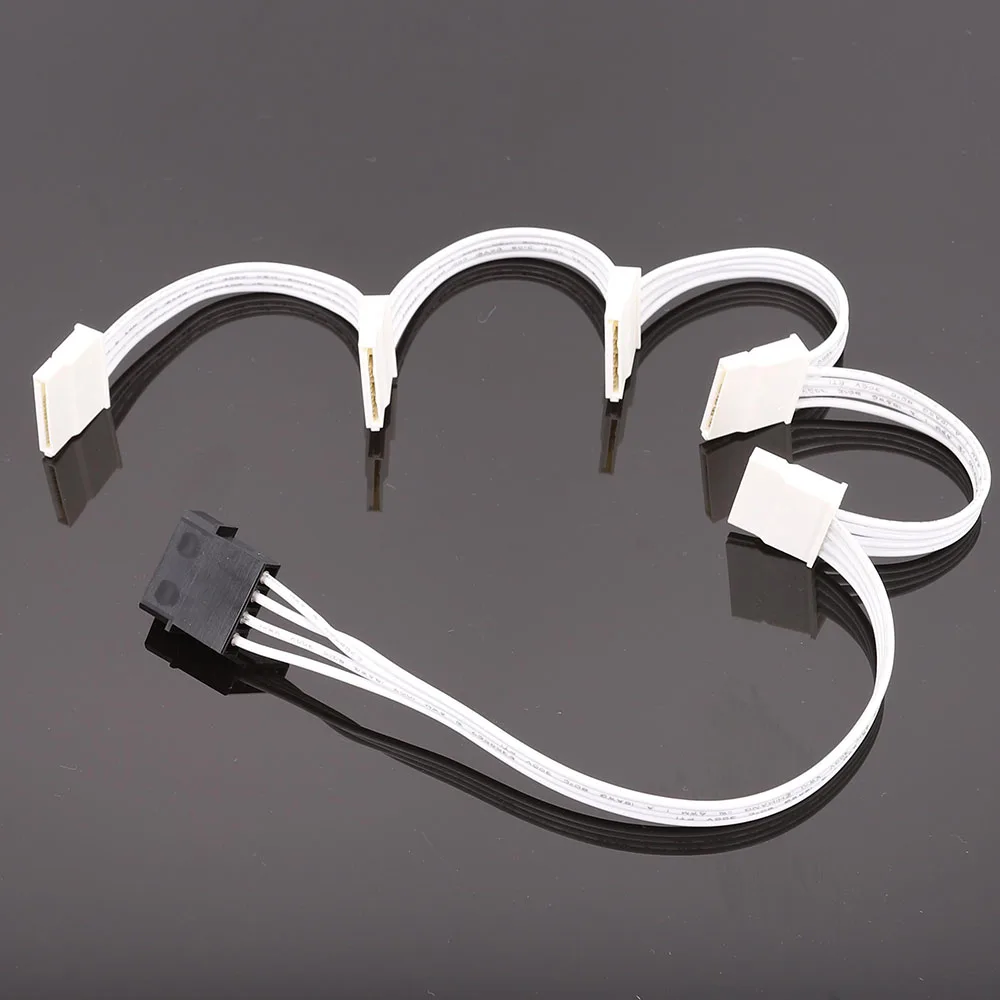 Кабель питания для жесткого диска SATA 4 контактный кабель адаптера Molex до 5x18awg