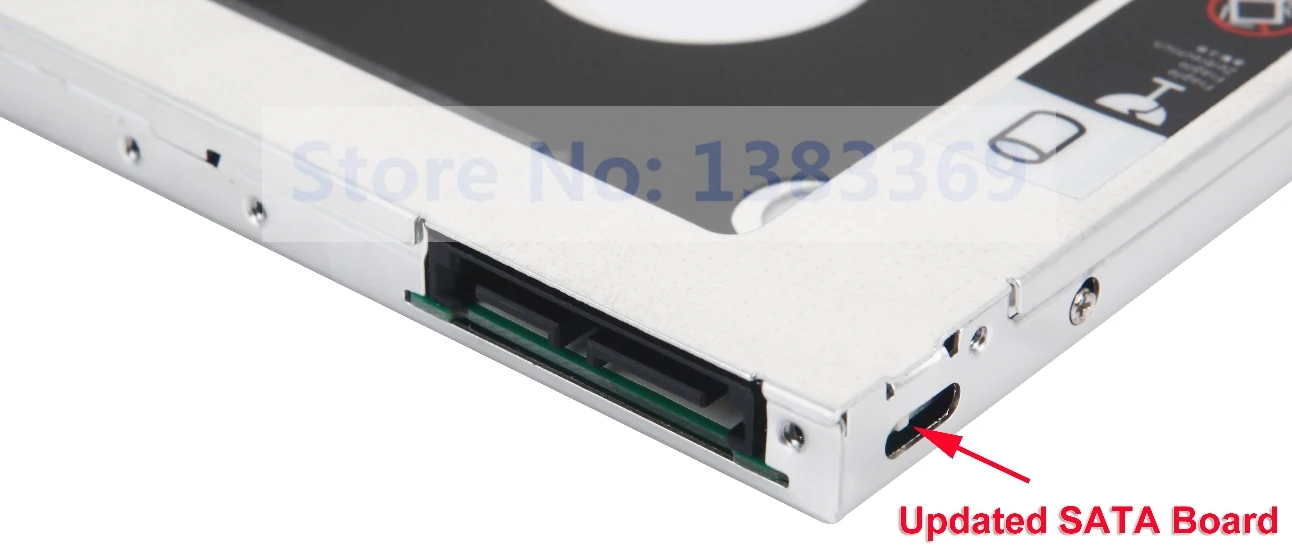 NIGUDEYANG 2nd SATA HD HDD SSD Оптический отсек Caddy адаптер рамка для Dell Inspiron 14 3442 15R 5521 5537