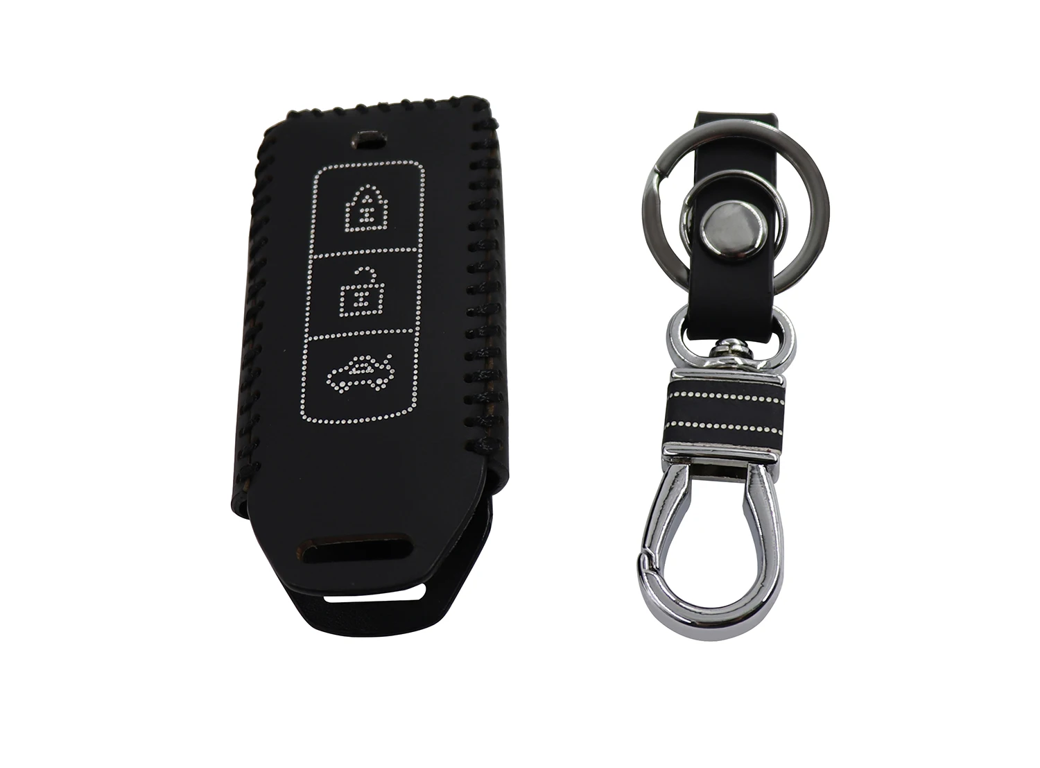 Genuine leather Keyless Remote Control Key Fob Cover Case Protector for Mitsubishi ASX 3 Buttons White | Автомобили и мотоциклы