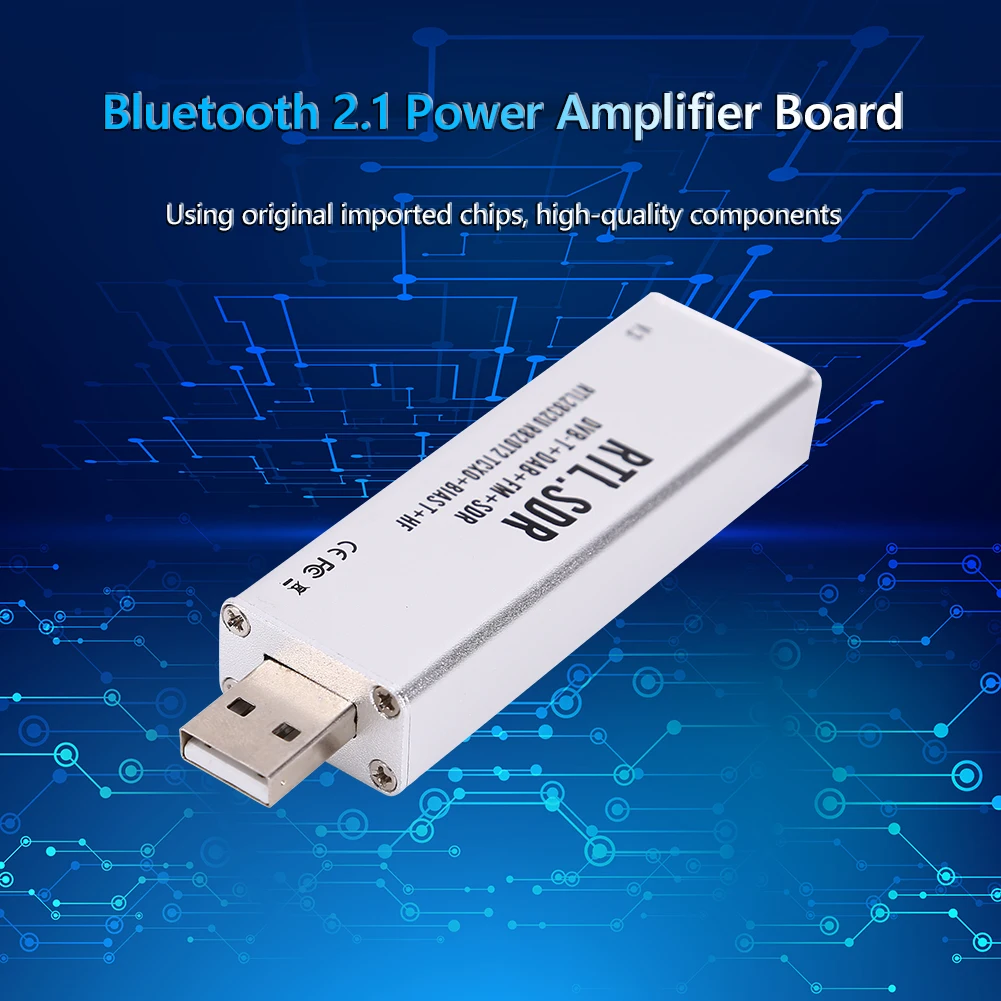 

High Quality SDR Receiver RTL2832U + R820T2 Chip 1PPM TCXO ADS-B 0.1MHz-1.7GHz Full Band Software Defined Radio Receiver