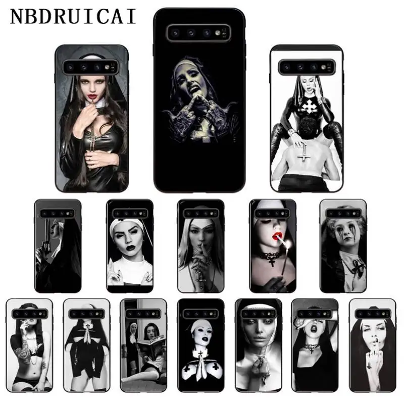 NBDRUICAI Sister Nun TPU Мягкий силиконовый чехол для телефона Samsung S9 plus S5 S6 edge S7 S8 S10 E |
