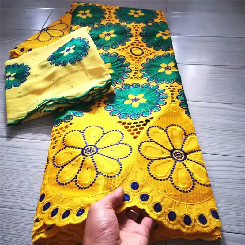 Швейцарская кружевная ткань 2021 новейшая вышивка африканские хлопковые ткани