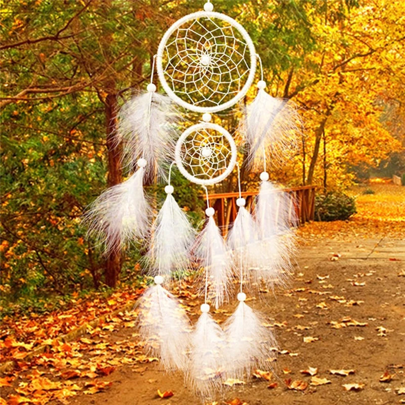 Брелок для ключей в виде Ловца снов Dream висячие украшения с перьями Подарочные