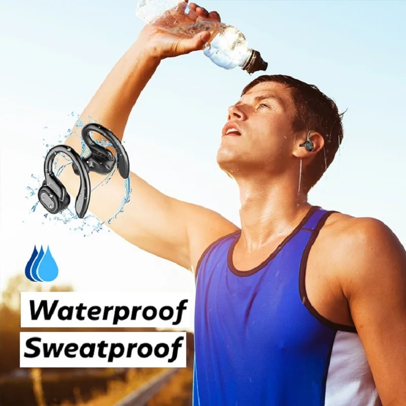 Беспроводные наушники Bluetooth V5.0 светодиодный светодиодным дисплеем зарядный бокс