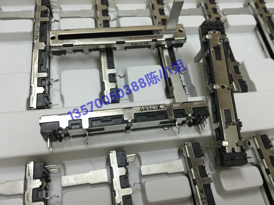 2 шт./лот благородный 6 см прямой потенциометр один B10K ось длинная 20 мм моно 60 |