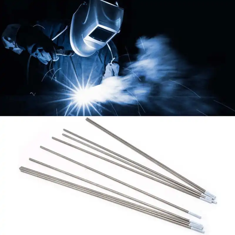 10Pcs WZ8 150mm 1/1.6/2/3.2/4mm White Tip Tungsten Electrode Rod 200A TIG Welding Argon Arc Needles Corrosion Resisitance Stable |