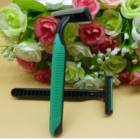 2 шт из нержавеющей стали с двойным лезвием одноразовые бритвы для удаления волос