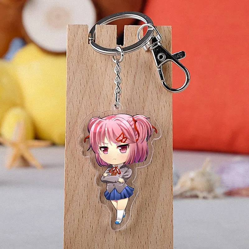 Doki Literature Club косплей брелок акриловый мультипликационный реквизит Sayori Yuri Natsuki