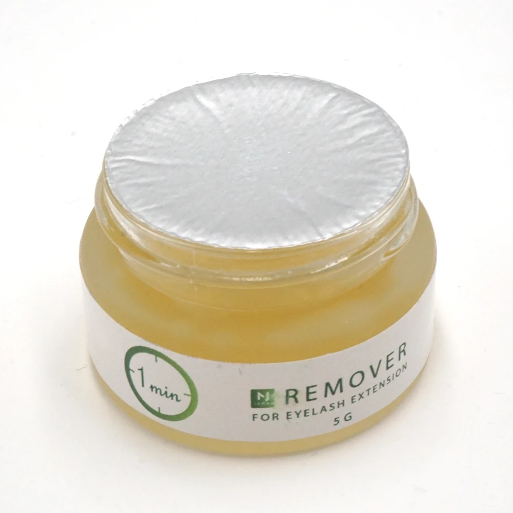 

Grafting Eyelash Extension Makeup Remover Glue 5g Non-irritating Plant Adhesive Gel Remover Eye Lashes Make Up Remover Cream