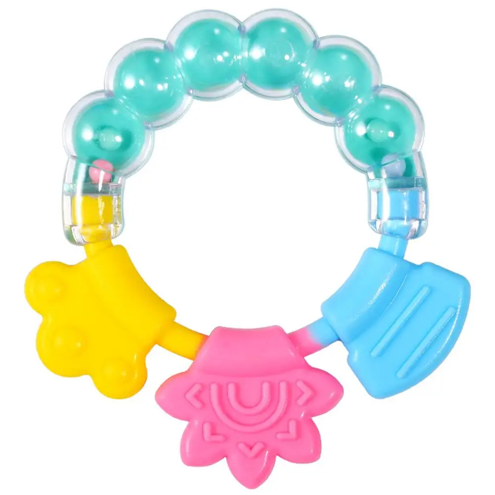 

Pacifier Baby 3Pcs BPA Free Baby Fresh Food Fruit Feeder with Rattle Silicone Learn Feeding Drinking Water Nipple Pacifier