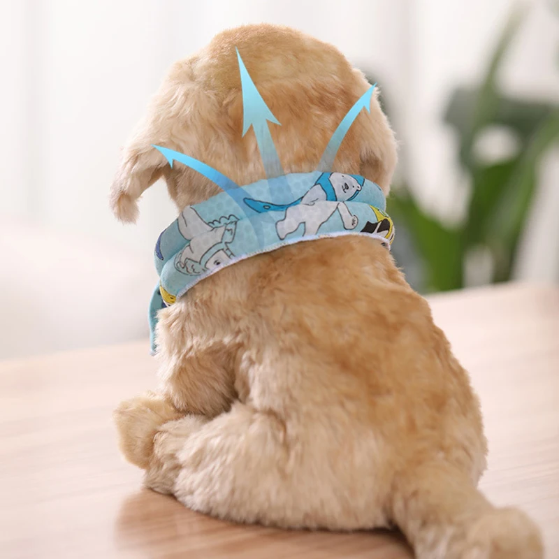 Модный летний крутой собачий ошейник с нейлоновым принтом персонализированный